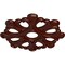 Ekena Millwork Angel Ceiling Medallion (Fits Canopies up to 4 3/8"), 20 7/8"OD x 3 5/8"ID x 1"P, Brushed Mahogany CM20ANBMF - alternate 4